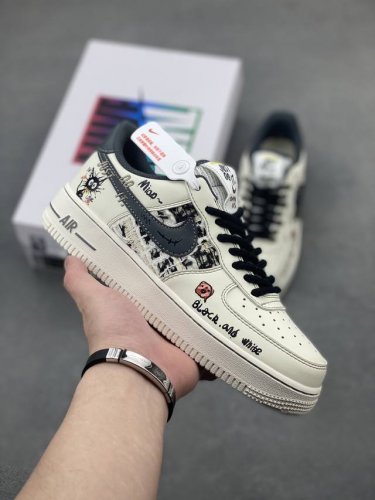 海外限量发售！公司级Nike Air Force 1 '07 Low 空军一号 低帮 运动鞋 休闲鞋 折边针车 工艺难度大 原楦头原纸板 原装鞋盒 定制五金配件