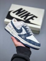 410支持放店 Nike Sb Dunk Low 古驰联名 蓝牛仔 周年高端定制 低帮休闲板鞋 Ch8311-285 #定制鞋盒 大厂纯原品质出货 超高清洁度