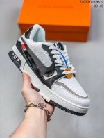 公司级全新lv路易威登nike X Louis Vuitton Trainer Sneaker Low休闲运动文化百搭板鞋 尺码:39-45 Id:07Jyd3