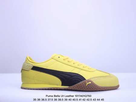 Puma Bella Ut Leather 彪马复古休闲跑步鞋 牛皮材质 真标带半码 尺码：35～45 带半码 Xm1017Q750 - 点击图像关闭