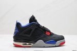 公司级Nike Air Jordan 4 Retro 耐克迈克尔 乔丹Aj4代中帮复古休闲运动文化篮球鞋 原厂材料Tpu超Q弹网格材质 缜密拉帮及中底钢印细节