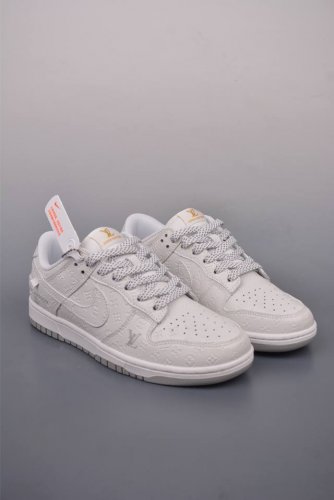 Nike Sb Dunk Low Lv联名 解构抽绳鞋带 纯原大厂出品 极力推荐 原装头层材料 独家版型蒸餾加工 帶來的是更好的视觉和脚感体验 大厂纯原品质出货