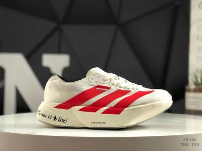 200 阿迪达斯 Adidas Adizero Adios Pro 4 舒适防滑耐磨 低帮 休闲跑步鞋 男女同款厚度增高老爹鞋 金属银 2025年，Adidas