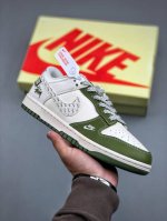Nike Sb Dunk Low X Stussy 绿白灰满天星纯原大厂出品 极力推荐原装头层材料 独家版型蒸餾加工帶來的是更好的视觉和脚感体验大厂纯原品质出货