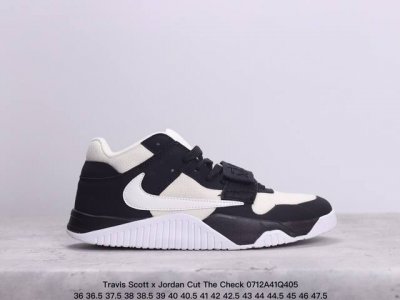 公司级travis Scott X Jordan Cut The Check Aj1 乔1倒勾魔术贴 时尚篮球鞋 Dr9317-467全新系列在鞋面上加入了魔术