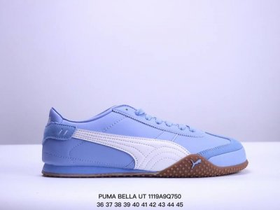 Puma Bella Ut 时尚潮流 原楦原纸版开发版型 采用头层簏皮拼接组合环保纤维革鞋面材质 外置轻量耐磨橡胶大底必入最火超高性价比德训鞋！彪马puma M