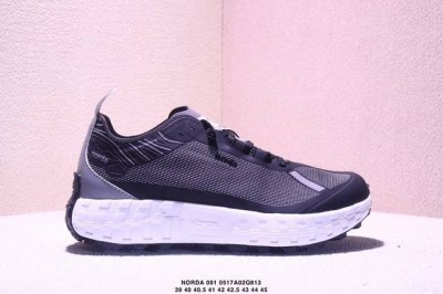 公司级Norda 001 厚底系带耐磨 低帮 户外 越野登山功能鞋 舒适鞋面 具有很好的延展性 时尚质感鞋面 系带闭合方式 后跟采用柔软材质舒适贴合脚踝 货号: