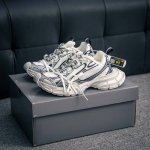 核心私 Balenciaga 3Xl 巴黎世家十代帆布系带低帮走秀复古老爹鞋半拖 配套套现全码福利开炸 长期补货价格一步到位 市场中端王者 欢迎对比 实力大厂成