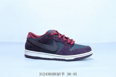 180 耐克 Nike Sb Dunk Low Pro 复古低帮 休闲运动滑板板鞋 樱桃红 货号 Fz1289-200 312430Aduqy半 36-45