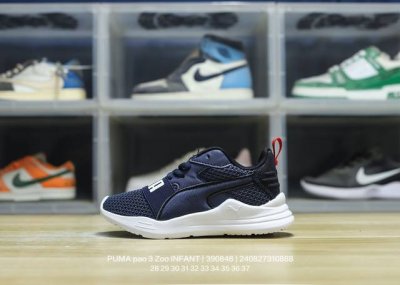不退换 Puma 彪马 童鞋夏季透气，高弹Eva大底，一流脚感！彪马Puma Pao 3 Zoo Infant 一脚蹬儿童小跑鞋系列 390848 类型：童鞋