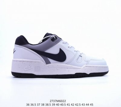 真标耐克nike Full Force Lo扣篮系列低帮休闲运动滑板板鞋采用软质牛剖皮鞋面材质#正确后跟反口里弧度#原厂中底布正确印刷#鞋垫嵌入缓震乳胶+Sol