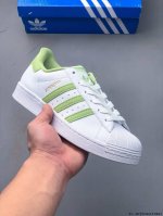 二层真标 阿迪达斯Adidas Superstar 贝壳头经典百搭休闲板鞋 0516157B17