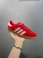 adidas Originals Gazelle Indoor 三叶草休闲防滑耐磨低帮板鞋 纯原版本 鞋头出色设计 塑就出众贴合感 稳固的后跟贴合足部曲线设计