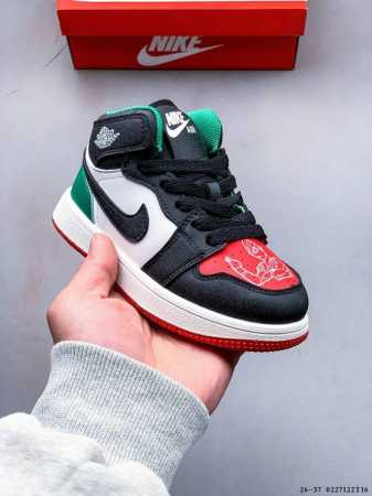 耐克Nike Air Jordan 1 Mid Aj1乔丹一代中帮经典复古文化休闲运动篮球鞋小童鞋 0227122T16 - 点击图像关闭
