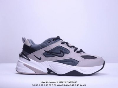 公司级！耐克nike Air Monarch M2K 经典复古老爹鞋 夸张流线极符 风靡老爹元素 外形延续当下潮流得未来感老爹鞋 设计干净！ 尺码：36 36.