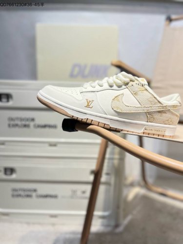230 Nike Sb Dunk Low“Lv联名限定” 周年高端定制 低帮休闲板鞋 定制鞋盒 超高清洁度 皮料切割干净无任何毛边Dj2024 Qd766123