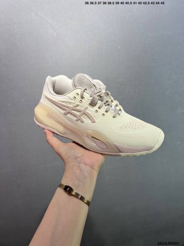 公司级Asics Gel-Resolution X 亚瑟士运动休闲透气专业网球鞋 轻量舒适透气材质 全滴塑鞋面中底3D可视Gel缓震胶效果 升级Flytefoa