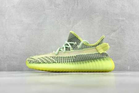 Vp 性价比版本 满天星 Adidas Originals Yeezy Boost 350 V2 夜光绿 货号 Fx4 尺码 36 36.5 37 38 38. - 点击图像关闭