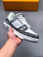 全新Lv路易威登Louis Vuitton Trainer Sneaker Low 休闲运动文化百搭板鞋 0416316L24