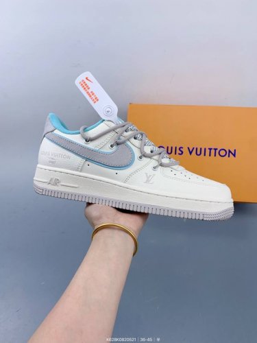 公司级Nike Air Force 1 '07 Low Lv联名 米青抽绳 空军一号 低帮 运动鞋 休闲鞋 折边针车 工艺难度大 原楦头原纸板 原装鞋盒 定制五