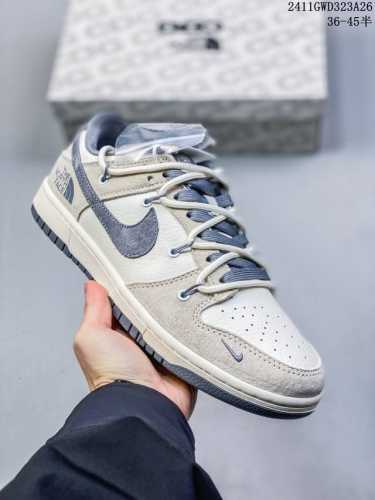 海外爆款限量发售！公司级 Nike Jordan Air Jordan 1“暴力熊联名 米黑小勾” 高端定制 低帮 复古 减震 防滑 耐磨 篮球鞋 定制鞋盒 大