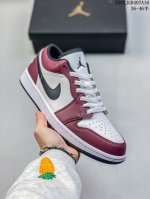 160 头层公司级真标带半码！ 耐克Nike Air Jordan 1 Mid“ Aj1 乔1代 乔丹一代低帮系列经典复古文化休闲运动篮球鞋采用头层皮与牛剖革鞋