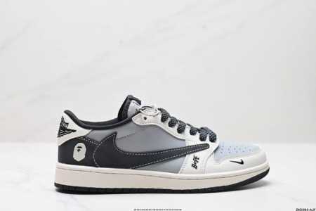 公司级aj1倒勾travis Scott X Air Jordan 1 ” Reverse Mocha “ Aj1乔1 Ts 闪电 联名倒钩 低帮文化篮球鞋 完 - 点击图像关闭