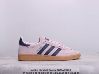 公司级adidas Handball Spezial 官方正确版本 阿迪达斯经典款 复古休闲板鞋 全鞋采用反毛皮制作 牛筋耐磨大底 承载青春情怀的板鞋 经典三条