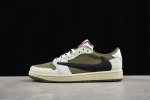 520 纯原 Travis Scott X Air Jordan 1 Aj1乔1 Ts 联名倒钩 Dw7866-200 国内头部一线大厂出品 原鞋原楦头纸板 原