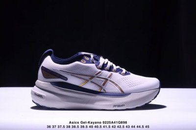 公司级瑟亚士Asics Gel-Kayano 31亚卡诺31低代帮专业有氧轻超量休闲动运全能慢鞋跑。标原半码制#全新原装数据开人发体工学体一式轻贾质卡双编层鞋织