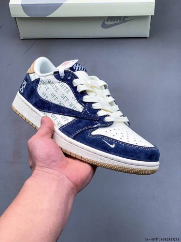 公司级头层！耐克Nike Air Jordan 1 Low Aj1乔1 低帮潮流缓运动休闲板鞋。Aj1 低帮拼接 完美版型真头层牛皮# 内置缓震气垫 原鞋开模