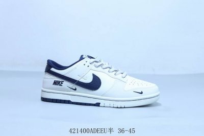 耐克 Nike Sb Dunk Low Pro 复古低帮 休闲运动滑板板鞋 白蓝 货号 Sc9207-402 421400Adeeu半 36-45