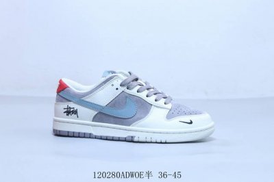 290 耐克 Nike Sb Dunk Low Pro 复古低帮 休闲运动滑板板鞋斯图西联名 120280Adwoe半 36-45