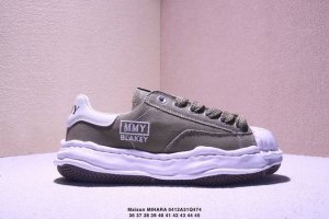 余文乐挚爱单品 复古溶解风 日本概念时装设计师三原康裕品牌Mmy Maison Mihara Yasuhiro Original Sole Canvas Low