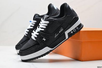 公司级全新Lv路易威登Louis Vuitton Trainer Sneaker Low休闲运动文化百搭板鞋 尺码:39-45 Id:Jkd129-Zjr