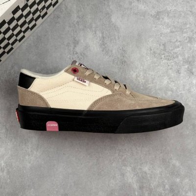 本地 核心私 vans Rowan 经典百搭 轻便舒适专业滑板鞋 鞋底处的小心机脚能很好的释放脚底压力 工艺 硫化1:1 重量1:1 真标 原钢印 材质标 鞋型