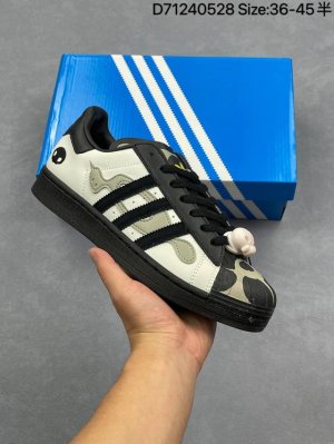 阿迪达斯Adidas三叶草 Originals Superstar贝壳头系列低帮经典百搭休闲运动板鞋 尺码35 36 36 37 38 38 39 40 40
