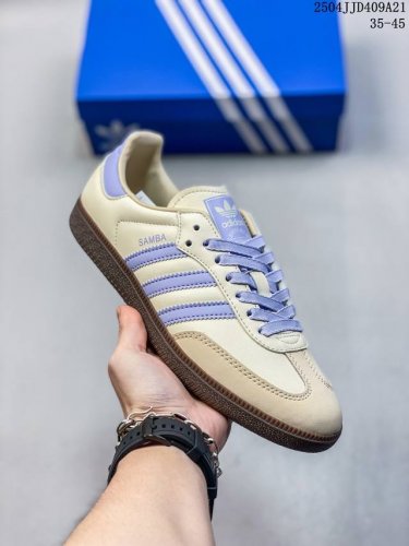 公司级阿迪达斯三叶草Adidas Originals Samba 桑巴舞系列绅士德训足球风百搭低帮休闲运动板鞋 货号:Jh7299 尺码:35.5 36 36.