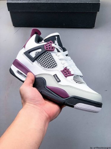 集图 二层真标！Air Jordan 4 Aj4代中帮复古休闲运动文化篮球鞋。秉承轻量化的速度型篮球鞋设计思想完成设计，降低重量的同时提升舒适度，中底延续前作使