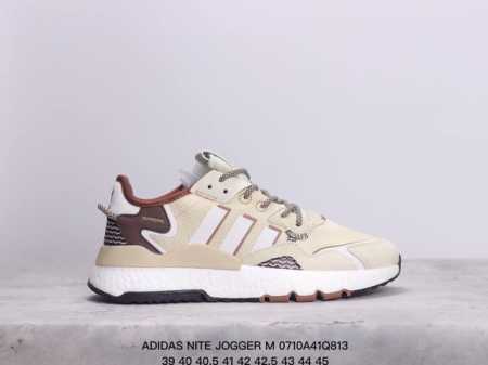 公司级阿迪达斯三叶草 Nite Jogger M 经典运动跑鞋 夜行者 复古跑鞋原厂材料 原厂大底 私家独模 网布搭配麂皮拼接打造鞋面 极具复古风格鞋头及鞋跟点 - 点击图像关闭