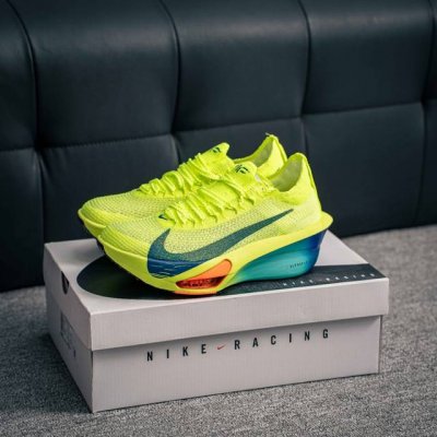 330 核心私 Nike Air Zoom Alphafly Next% 3 马拉松 黄蓝 2024全新马拉松超级跑鞋 有史以来最轻盈、测试次数最多的Nk Al