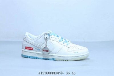 耐克 Nike Sb Dunk Low pro 复古低帮 休闲运动滑板板鞋 联名 Supreme 货号 Bb8675-108 41 Ddeop半 36-45