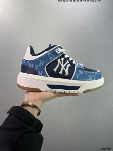 Mlb Ny 印花网红老爹鞋 内增高6Cm 原厂原档案数据开发 进口纳米材质 原厂全套手提袋 原盒雷射防伪标包装 官方货号: 3Asxca12Nwx Size：