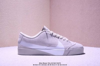 公司级耐克Nike Blazer City Low Lx 耐克春季爆款 翻毛皮鞋面 黑白复古大钩子休闲百搭板鞋 货号:Av2253-800 尺码:如图 Xm04