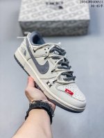 海外爆款限量发售！公司级 Nike Sb Dunk Low“Lv系列 绑带油画白勾” 周年高端定制 低帮休闲板鞋 定制鞋盒 大厂纯原品质出货 超高清洁度 皮料切