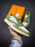 公司级aj1倒勾travis Scott X Air Jordan 1 ” Reverse Mocha “ Aj1乔1 Ts 闪电 联名倒钩 低帮文化篮球鞋 完