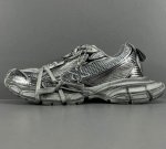 渠道优势 价格下调 品质不变 ！ X版：巴黎世家 银灰 Balenciaga 巴黎世家3Xl 网 布 系带 做旧 低帮户外概念鞋，货号：734734 W3Xl1