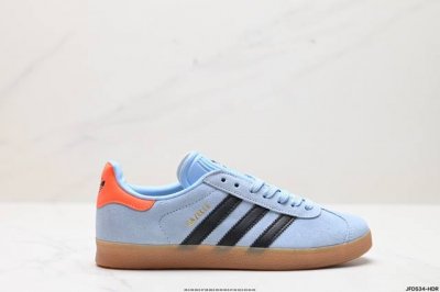 公司级adidas Originals Gazelle Indoor 三叶草休闲防滑耐磨低帮板鞋 鞋头出色设计 塑就出众贴合感 稳固的后跟贴合足部曲线设计 软弹