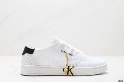 真标Calvin Klein 网眼 圆头系带 低帮 板鞋 尺码:40-45 Id:Jjd117-Fj D