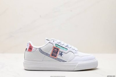 真标adidas Originals Continental Vulc 舒适百搭 防滑耐磨 低帮板鞋 货号:Fx3810 尺码:36 36.5 37 38 38